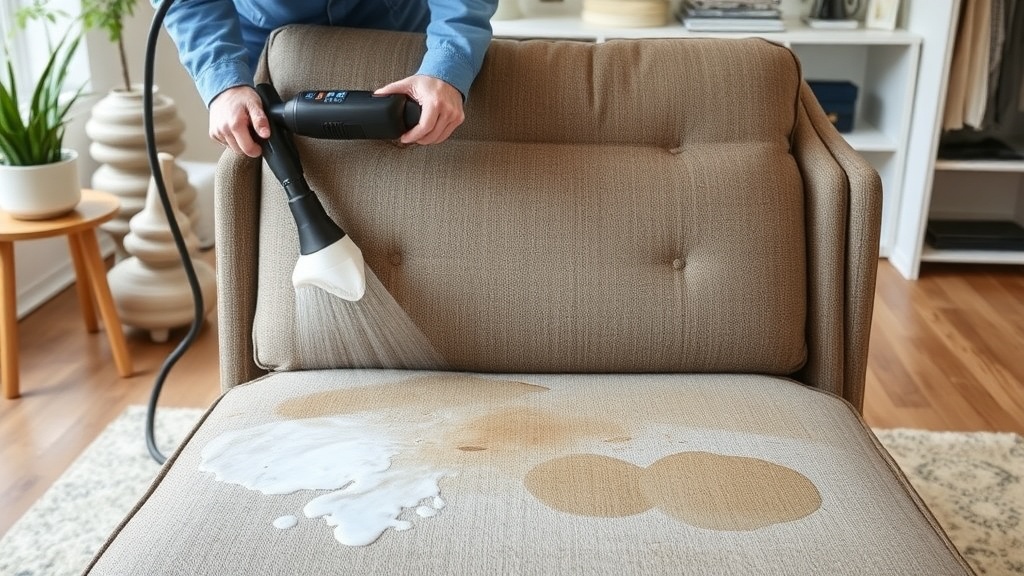 Buharlı koltuk temizleme Bursa: leke türlerine göre çözümler