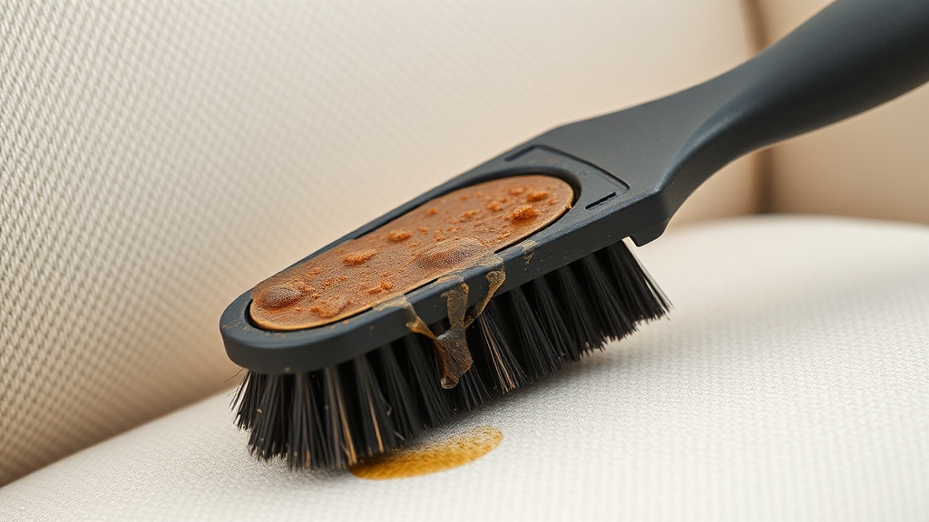 Professional upholstered furniture cleaning service in modern living room with steam cleaning equipment and pristine armchairs.