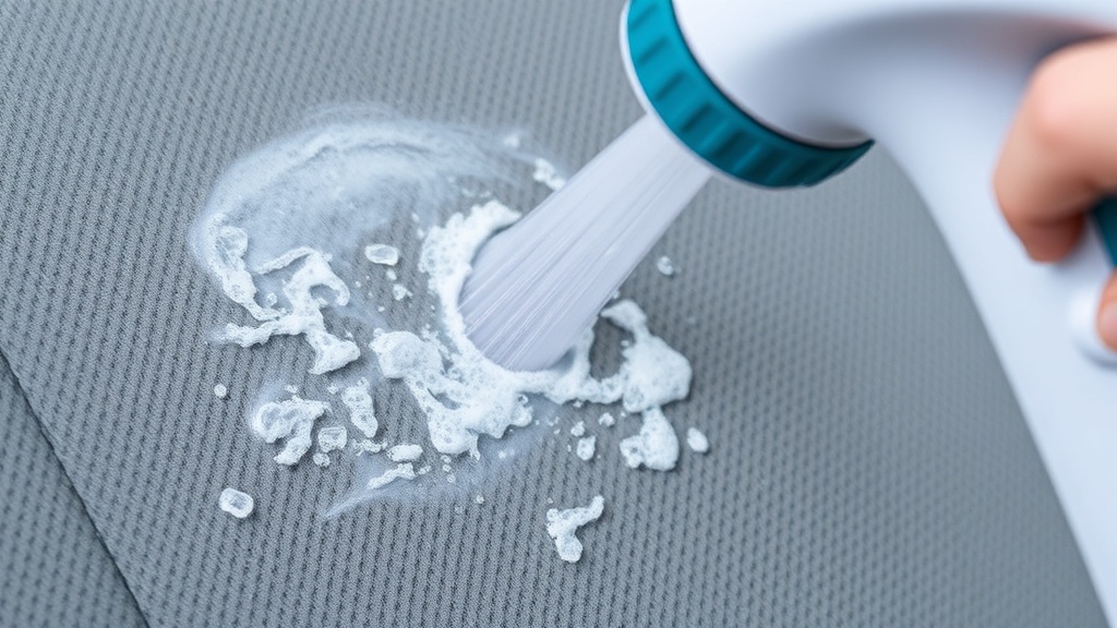 Araç koltuk yıkama işlemi sırasında kumaş ve deri koltukların temizlenmesi